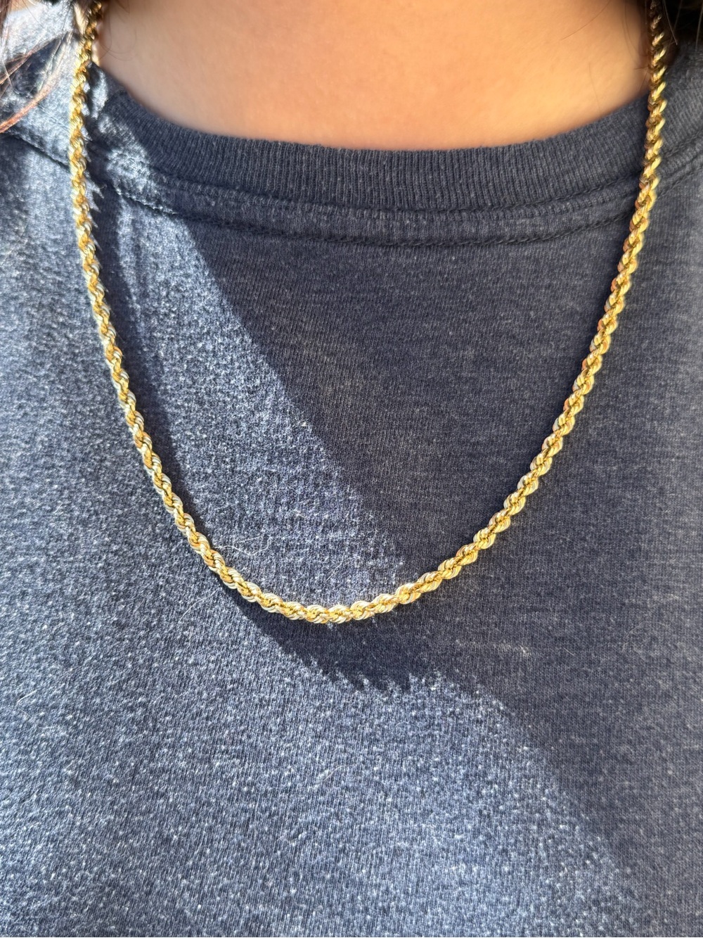 10k 3.5mm rope chain - Picture 2 of 9